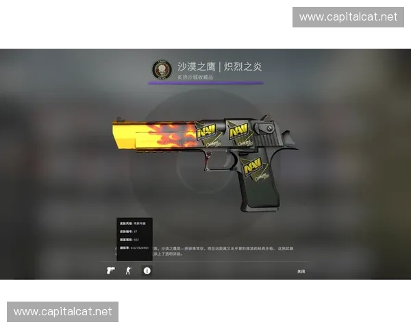 火沙鹰传奇再现 揭秘CSGO中最具个性与魅力的武器背后故事 火沙鹰传奇再现 揭秘CSGO中最具个性与魅力的武器背后故事